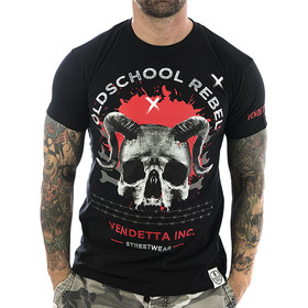 Vendetta Inc. Shirt Oldschool Rebel 1016 schwarz