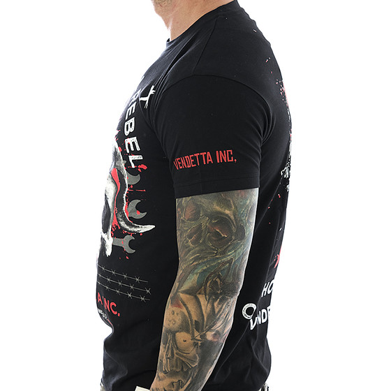 Vendetta Inc. Shirt Oldschool Rebel 1016 schwarz