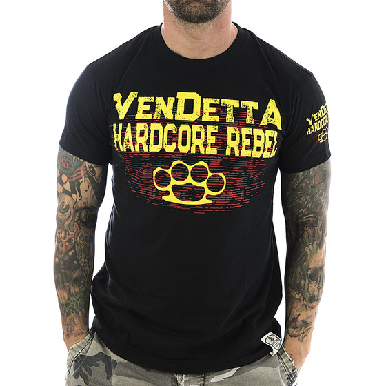 Vendetta Inc. Shirt Hardcore Rebel 1017 black