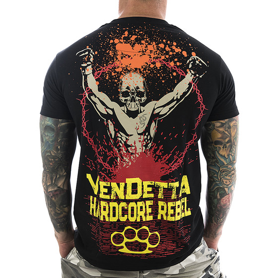 Vendetta Inc. Shirt Hardcore Rebel 1017 black