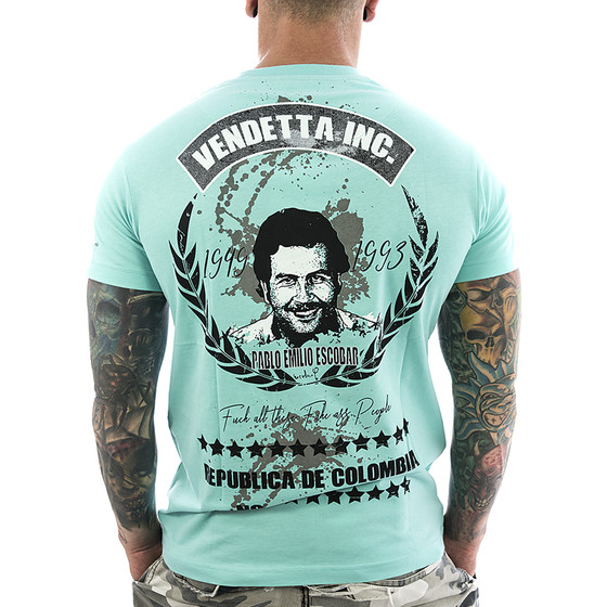 Vendetta Inc. Shirt Pablo 1019 turquoise