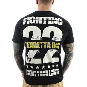 Vendetta Inc. Shirt VD-1011 schwarz Fight