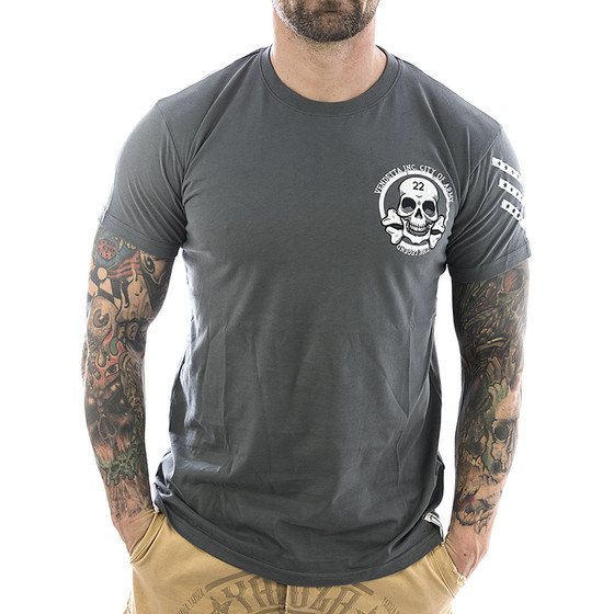 Vendetta Inc. Shirt City of Army 1021 grau