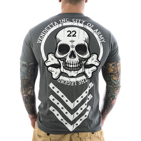 Vendetta Inc. Shirt City of Army 1021 grau