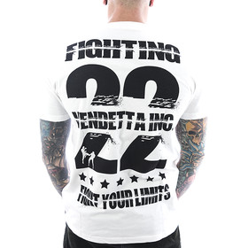 Vendetta Inc. Shirt VD-1011 weiß Fight S