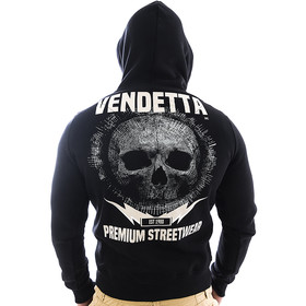 Vendetta Inc. Sweatjacke EST 1980 3001 schwarz