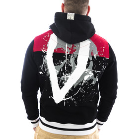 Vendetta Inc. Sweatshirt Skull 4001 schwarz-rot