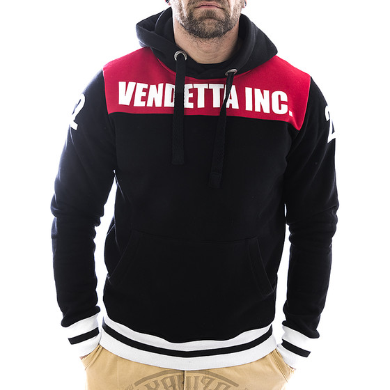 Vendetta Inc. Sweatshirt Skull 4001 schwarz-rot 4XL