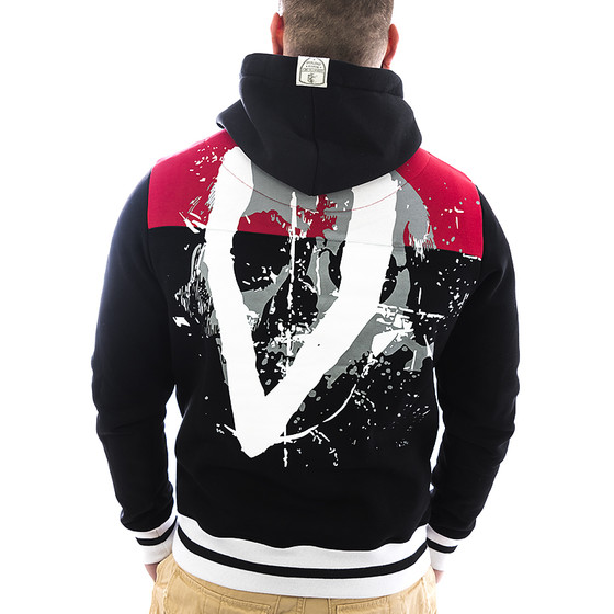 Vendetta Inc. Sweatshirt Skull 4001 schwarz-rot 4XL