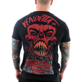 Vendetta Inc. Shirt Skull Sketcher 1038 black