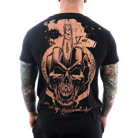 Vendetta Inc. Shirt Middle Finger 1040 schwarz