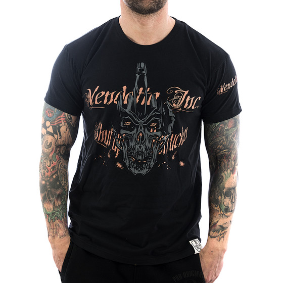 Vendetta Inc. Shirt Middle Finger 1040 black 4XL