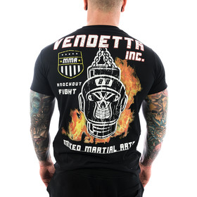 Vendetta Inc. Shirt Knockout MMA 1042 schwarz S