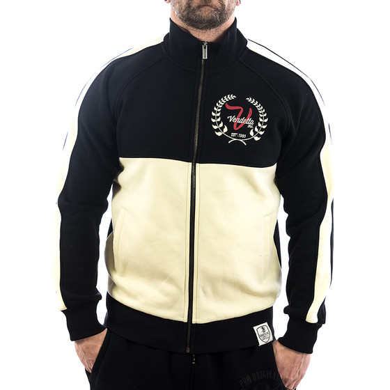 Vendetta Inc. Sweatjacke Crush 5001 schwarz-beige S
