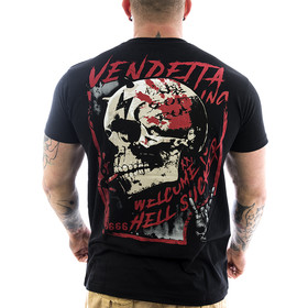 Vendetta Inc. Shirt Hell Skull 1039 schwarz
