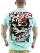 Vendetta Inc. Shirt Hell Skull 1039 türkis 4XL