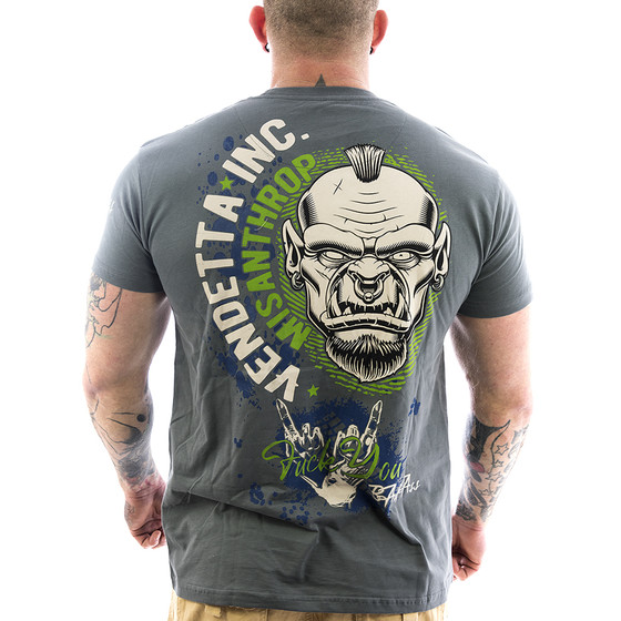 Vendetta Inc. Shirt Misanthrop 1045 anthrazit